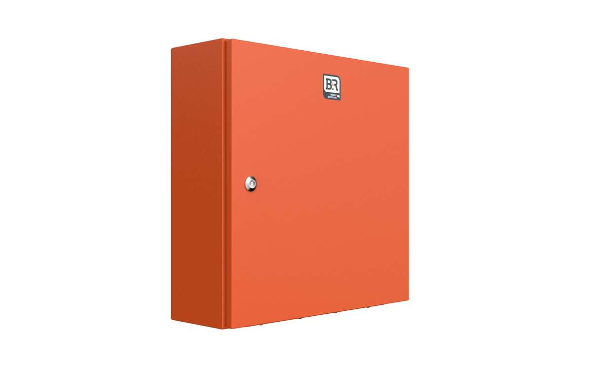 Enclosure - Universal NI - 600Hx600Wx200D - Steel, X15 Orange - NI06062/RO