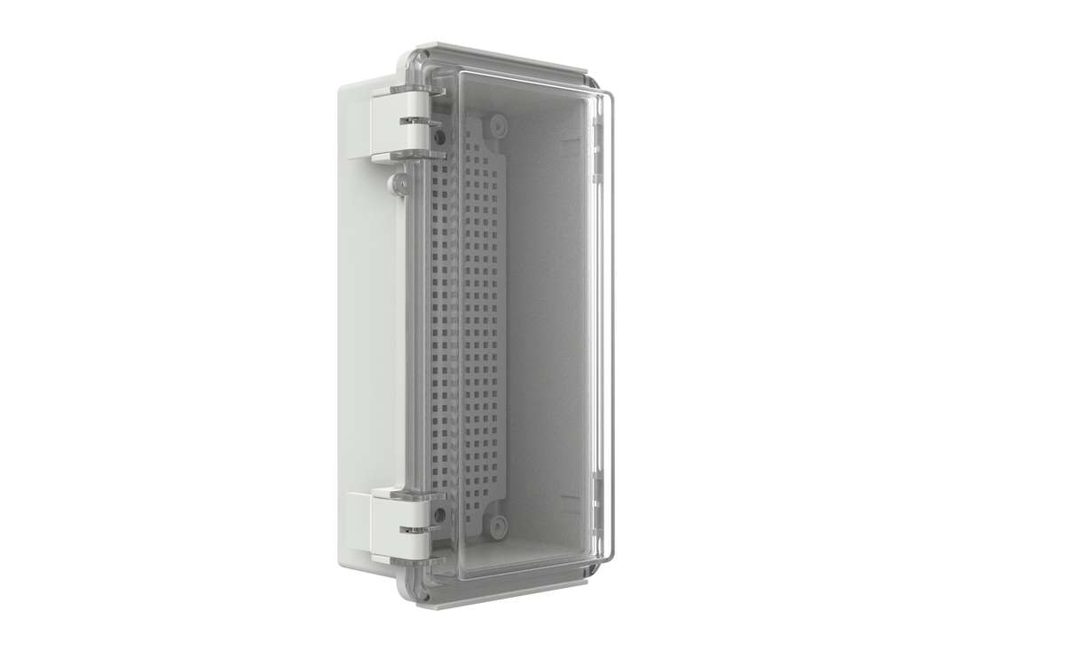 Enclosure - Polynova PN, transparent lid - 200Hx100Wx70D - Plastic - PN201007T