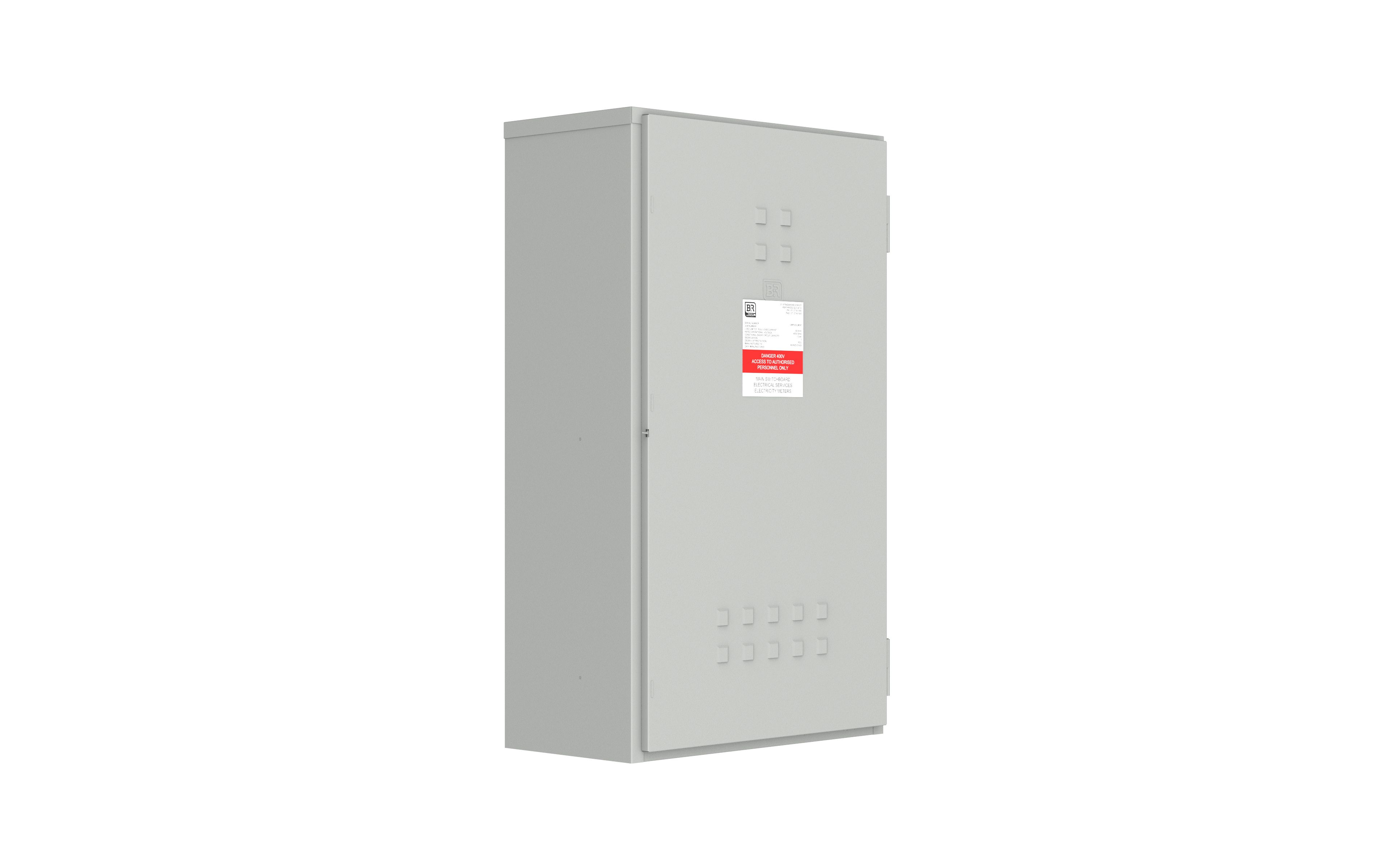 Group Metering Enclosure - Victoria - Pre-wired - 1085Hx630Wx335D - 2 tenancies (three phase) - GMPV05/2M3P