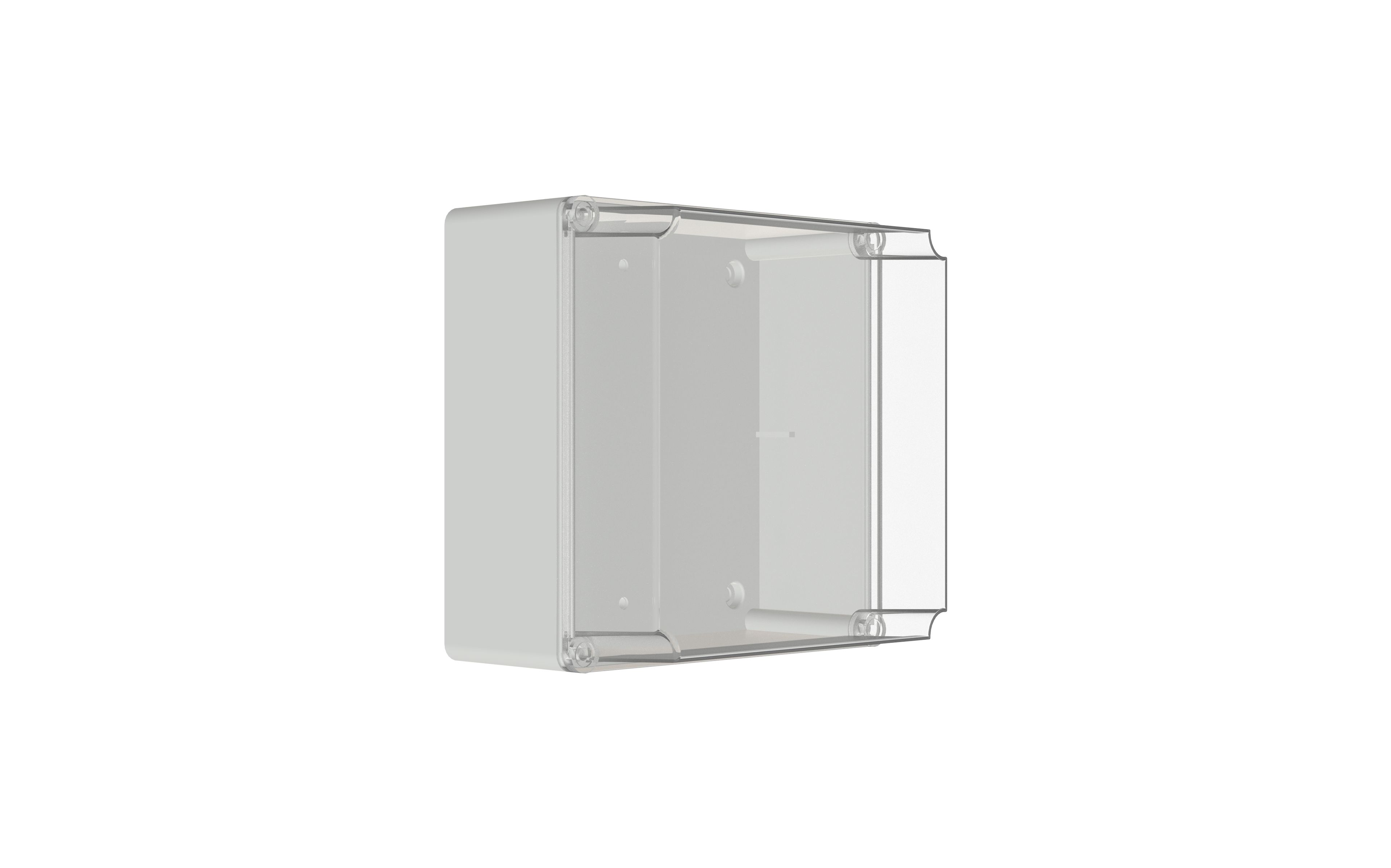 Enclosure - Polynova PJ, transparent lid - 150Hx150Wx100D - Plastic - PJ151510T