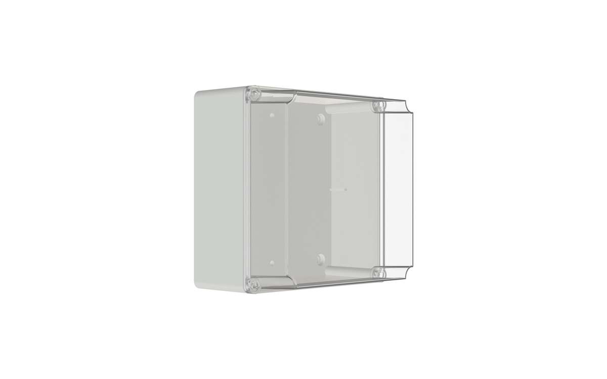 Enclosure - Polynova PJ, transparent lid - 150Hx150Wx100D - Plastic - PJ151510T
