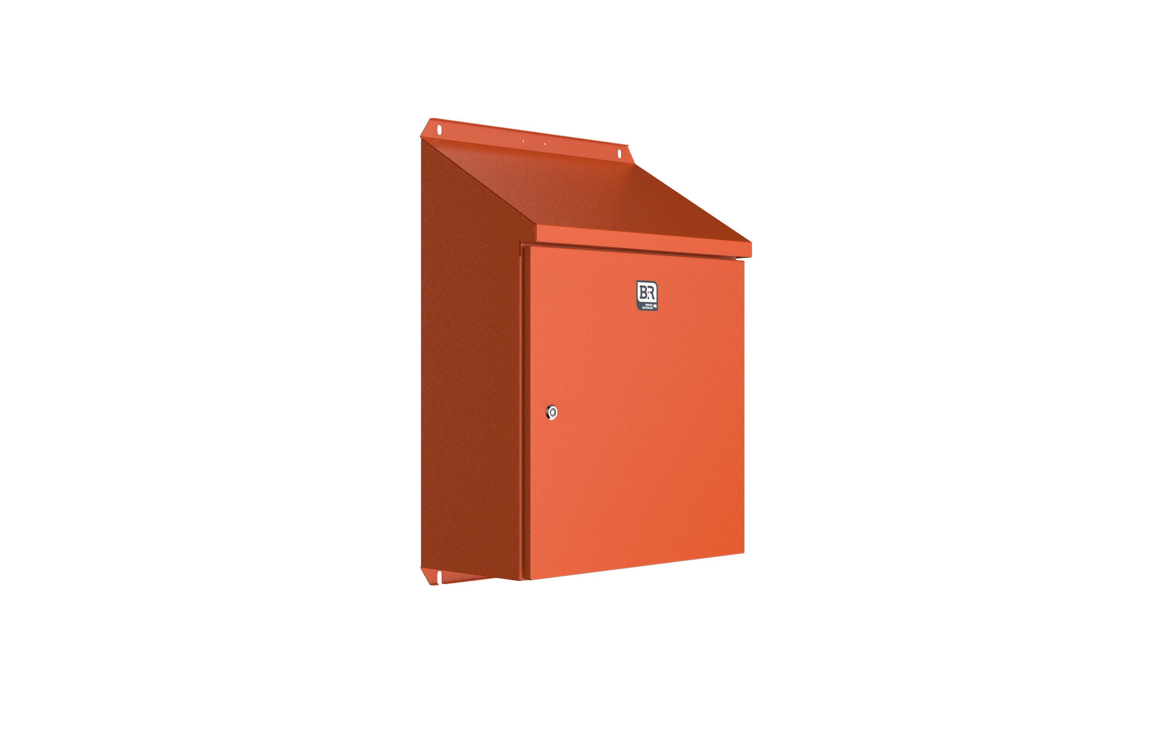 Enclosure - Incline SR - 895Hx600Wx300D - Stainless Steel, X15 Orange - SR06063/SRO