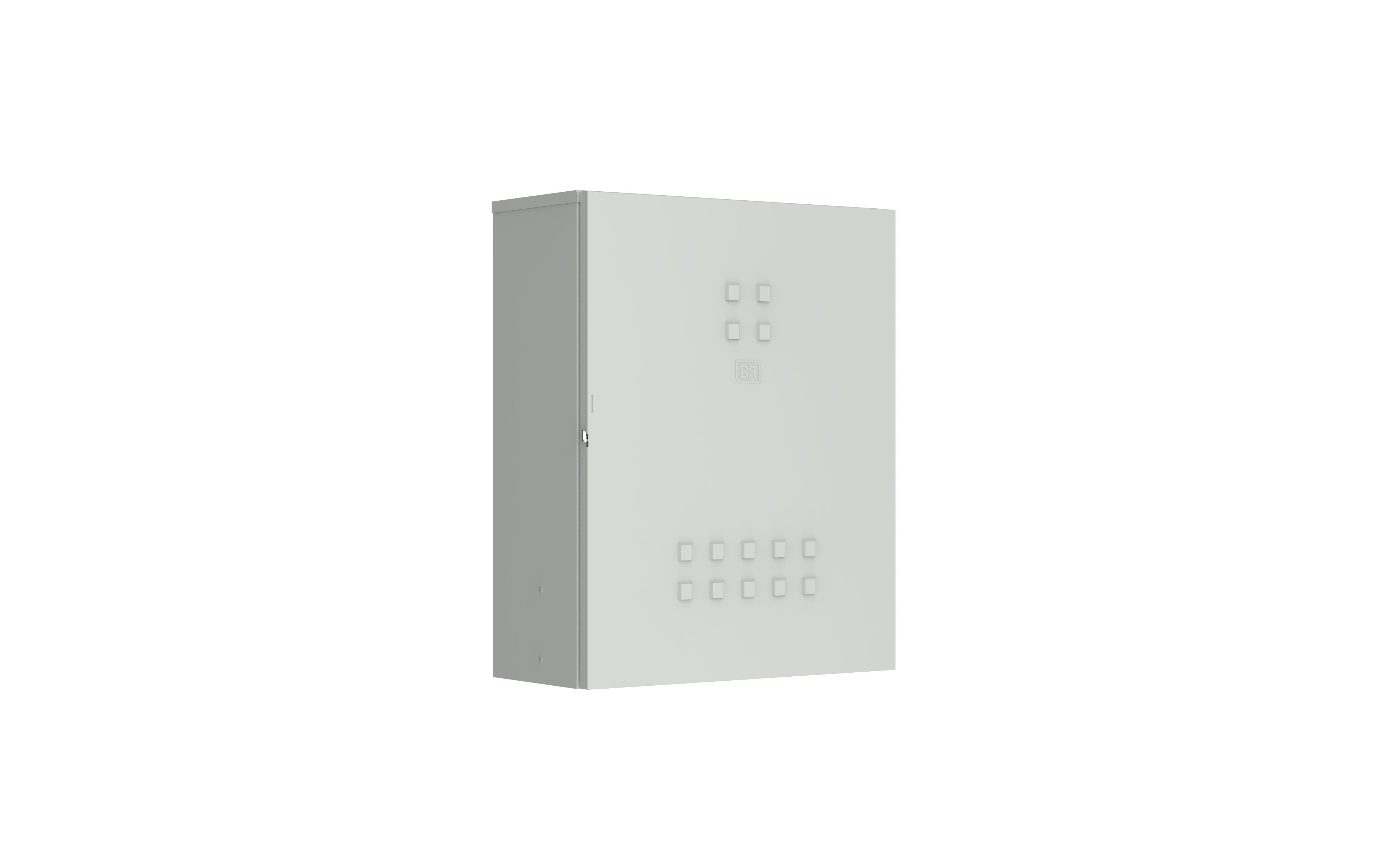 Queensland Series Metering Enclosure, threee phase with 24-pole DIN space - Galvanised Steel - IP23 - 770Hx620Wx275D - BR3M/ECB