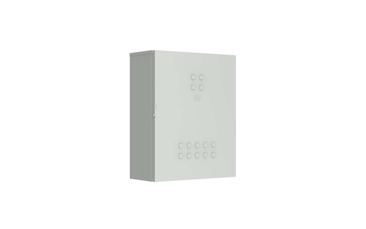 Queensland Series Metering Enclosure, threee phase with 24-pole DIN space - Galvanised Steel - IP23 - 770Hx620Wx275D - BR3M/ECB